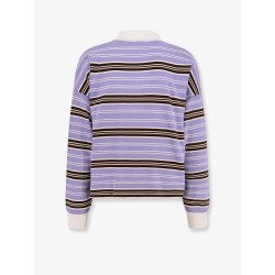 Cotton striped polo shirt