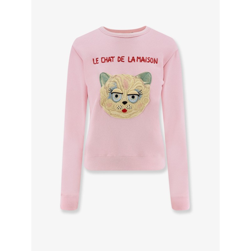 Le Chat de la Maison cotton sweatshirt