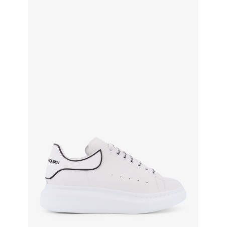Oversize leather low-top sneakers