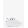 Oversize leather low-top sneakers