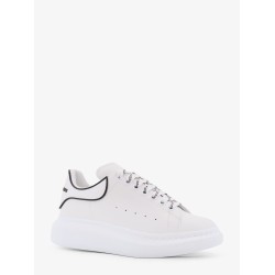 Oversize leather low-top sneakers