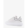 Oversize leather low-top sneakers
