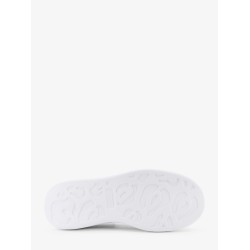 Oversize leather low-top sneakers