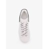 Oversize leather low-top sneakers