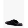 Leather slides with all-over GG motif