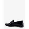 Vivienne leather loafer with perforated triomphe logo
