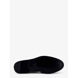 Vivienne leather loafer with perforated triomphe logo