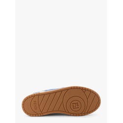 Suede sneakers with ff inserts
