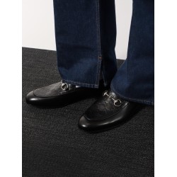 Leather loafer with iconic frontal horsebit