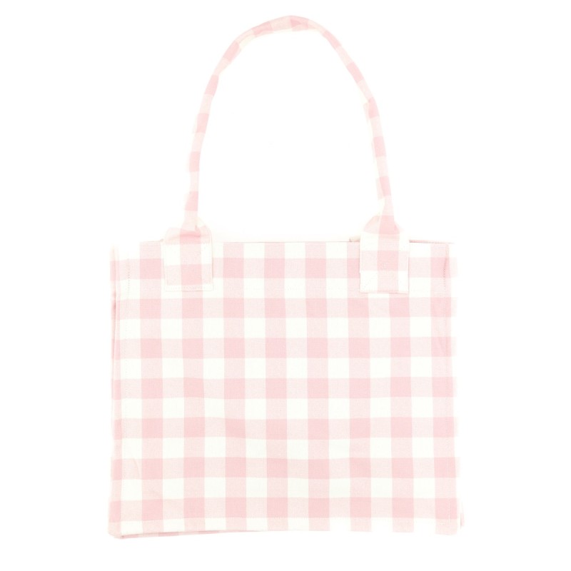 "VICKY CHECK" TOTE BAG LARGE