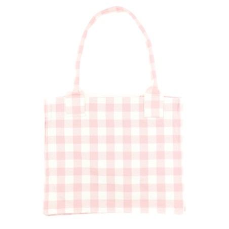 "VICKY CHECK" TOTE BAG LARGE