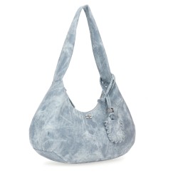 MEDIUM "BLEACHED" HOBO BAG