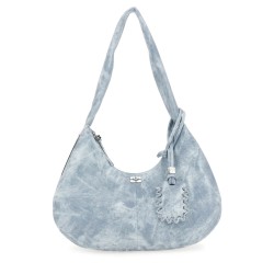 MEDIUM "BLEACHED" HOBO BAG