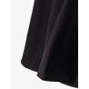 Flared midi skirt