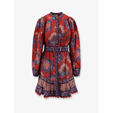 Luang cotton blend mini dress