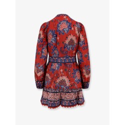 Luang cotton blend mini dress
