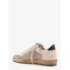 Ball Star Double Quarter low-top leather sneakers with used effect