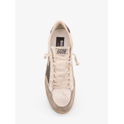 Ball Star Double Quarter low-top leather sneakers with used effect