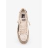 Ball Star Double Quarter low-top leather sneakers with used effect