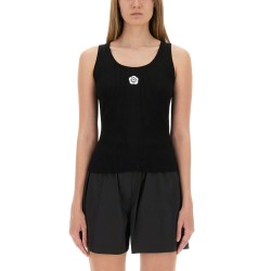 TANK TOP WITH EMBROIDERY "BOKE FLOWER 2.0"