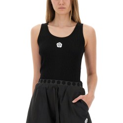 TANK TOP WITH EMBROIDERY "BOKE FLOWER 2.0"