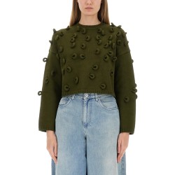 LOOP CROPPED JERSEY