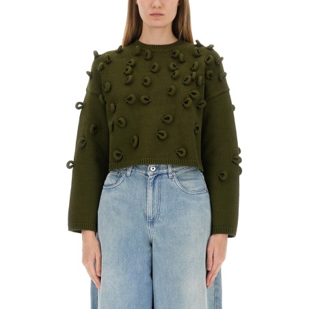 LOOP CROPPED JERSEY