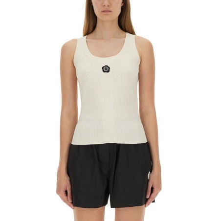 TANK TOP WITH EMBROIDERY "BOKE FLOWER 2.0"