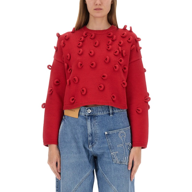 LOOP CROPPED JERSEY