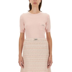 CASHMERE BLEND KNIT TOP