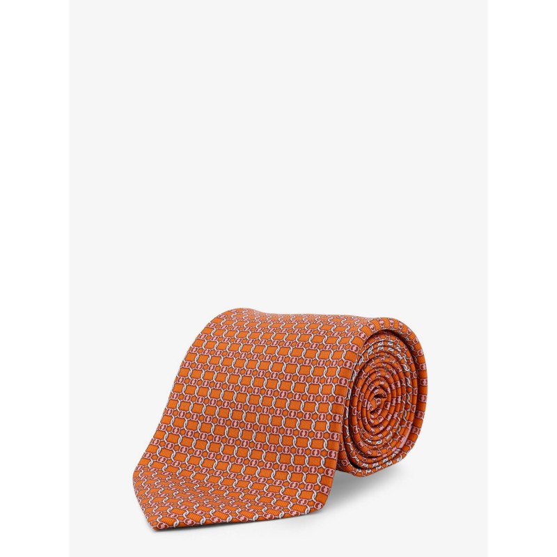 Silk tie with Aida print