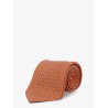 Silk tie with Aida print