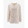 Mandarin closure wool jacket