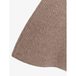 Ribbed wool and cashmere top