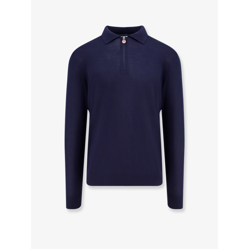 Wool polo shirt