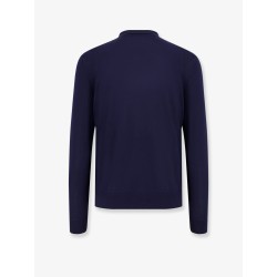Wool polo shirt