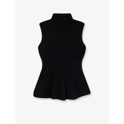 Ribbed wool and cashmere top