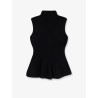 Ribbed wool and cashmere top