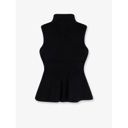 Ribbed wool and cashmere top