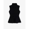 Ribbed wool and cashmere top