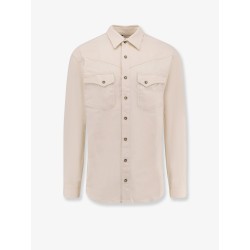 White denim shirt