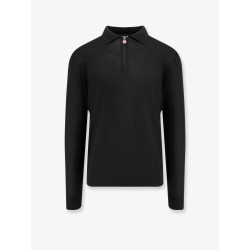 Wool polo shirt