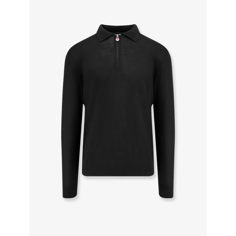 Wool polo shirt