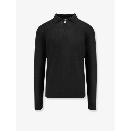 Wool polo shirt