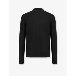 Wool polo shirt