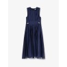 Wally silk blend long dress