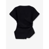Asymmetrical viscose top