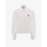 Cotton shirt with Miu Miu embroidery