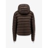 Recycled polyester hooded down jacket
