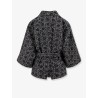 Palto Macrocannage cotton blend tweed blazer